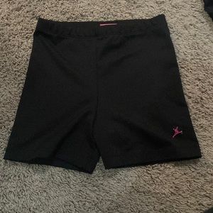 Dance shorts/biker shorts. Color black. Brand capezio. Size medium.